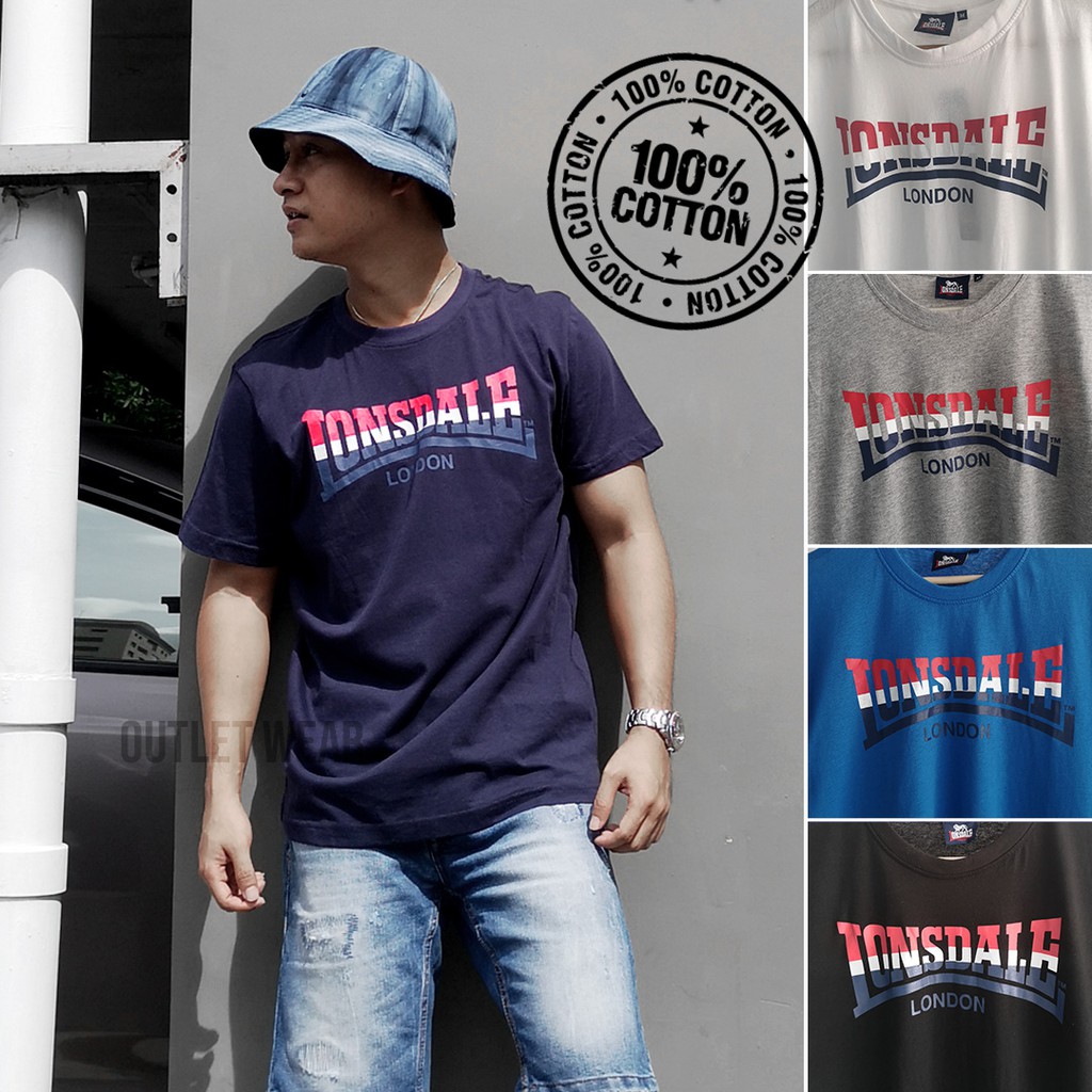 เสื้อยืดสกรีน Lonsdale สินค้านำเข้า คุณภาพดี Cotton100% (5)