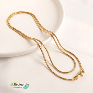 สร้อยคอโซ่ยาว 18K สีทอง 60 ซม.