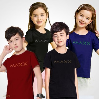 Maxx เสื้อยืด สําหรับเด็ก และผู้ใหญ่ (4 สี)