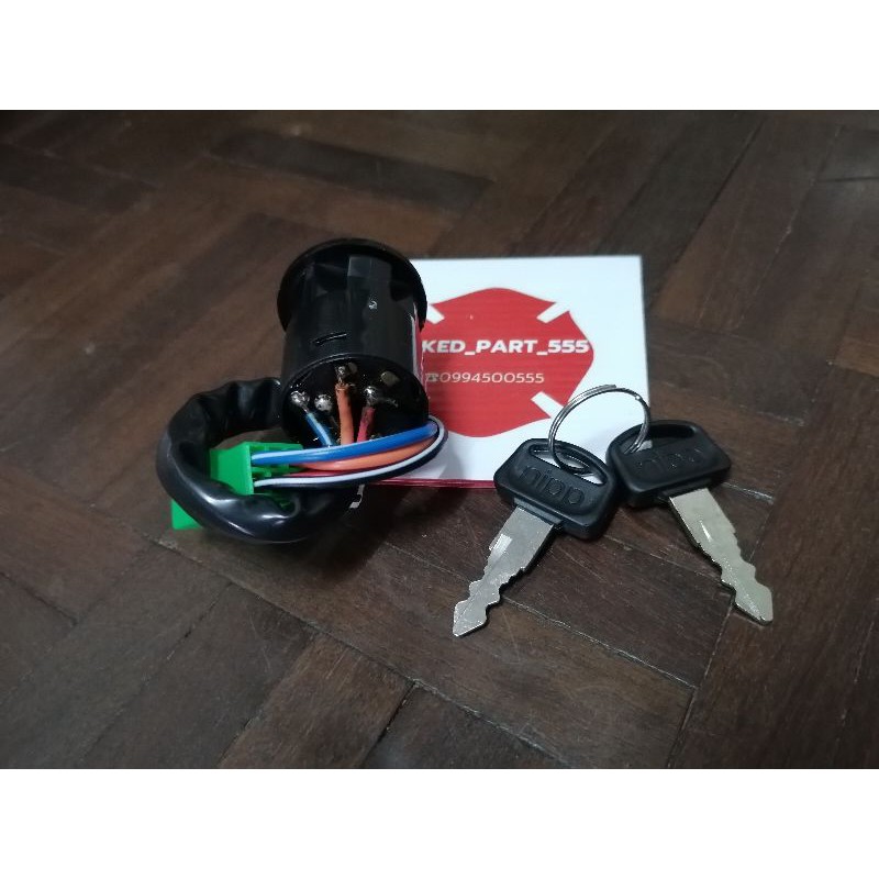 พร้อมส่ง!! SUZUKI RC80 RC100 KEY SWITCH สวิตซ์กุญแจ​ ซูซูกิ ของใหม่ ไม่แท้ อะไหล่ทดแทน﻿
