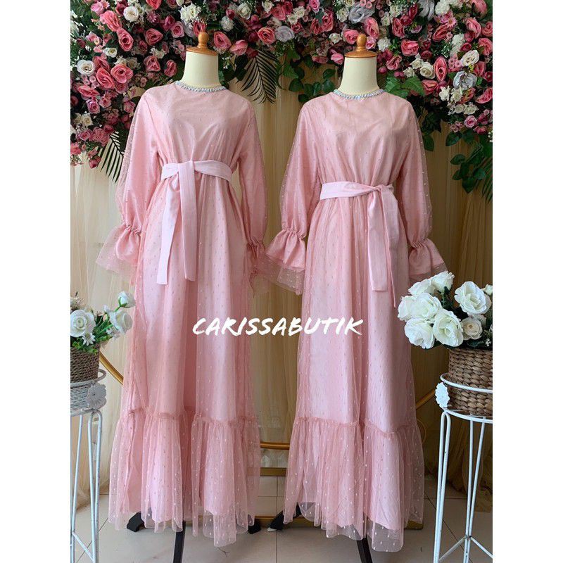 TILE DOT DRESS ENGAGEMENT DRESS