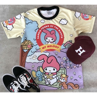 เสื้อยืด &amp; เดรส ผ้าดาวกระจายลาย My Melody