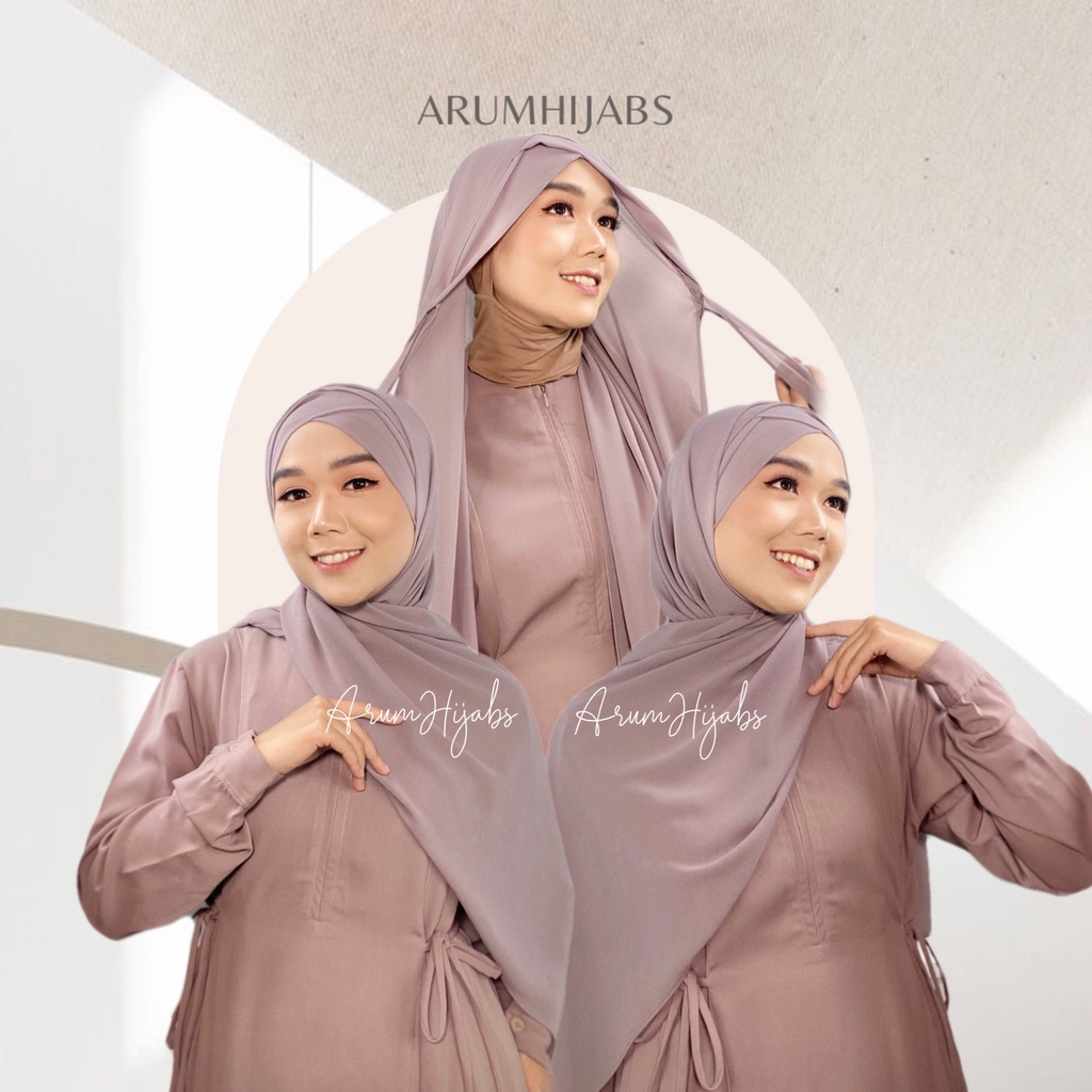 Yasmin Instant Pashmina Cross Strap Ceruty