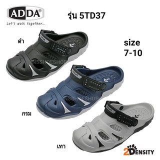 แหล่งขายและราคาADDA 2density รองเท้าแตะ รองเท้าลำลอง สำหรับผู้ชาย แบบสวมหัวโต แบบสวม รุ่น 5TD37 size 7-10อาจถูกใจคุณ