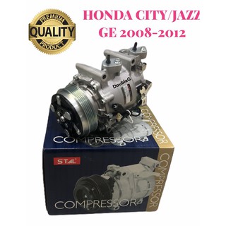 คอมแอร์ HONDA CITY 2008-2012 (STAL) คอมแอร์ HONDA JAZZ 2008-2012 คอมเพลสเซอร์แอร์ ฮอนด้า ซิตี้ 2008 คอมเพลสเซอร์ แจ๊ส 08