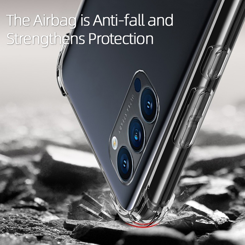 เคสโทรศัพท์ สีใส กันกระแทก สำหรับ OPPO F5 F7 F9 A9 F11 Pro A93 A15 A15S A3S A5S A7 A83 A92 A52 A32 A53S A74 A54 A5 A9 A33 A53 2020 Reno 5 4G 5G - รูปที่ 2