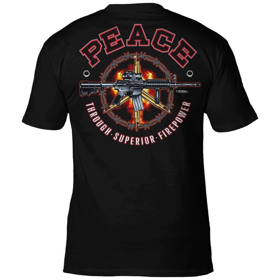 เสื้อยืด 'Superior Firepower' 7.62 Design Battlespace Men's T-Shirt