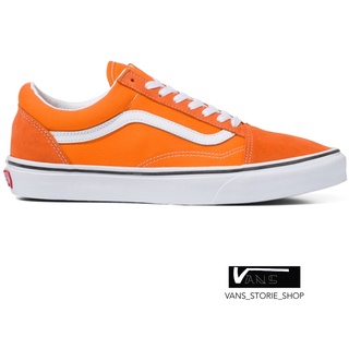 VANS OLD SKOOL ORANGE TIGER TRUE WHITE SNEAKERS สินค้ามีประกันแท้