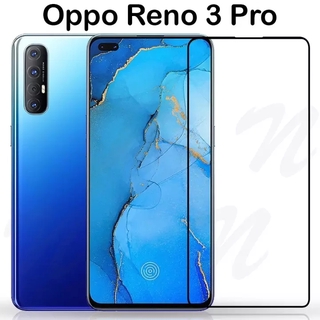 ฟิล์มกระจกนิรภัยเต็มจอ For OPPO Reno 3Pro ฟิล์มกระจกเต็มจอ ฟิล์มกันกระแทก Oppo Reno 3 pro