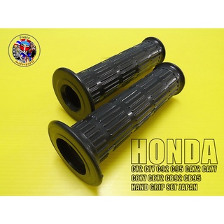 ปลอกแฮนด์ สีดำ HONDA CB100 CB125S S90 CS90 CL125 CL100 SS50 CD125 HANDLE GRIP HAND GRIP RUBBER