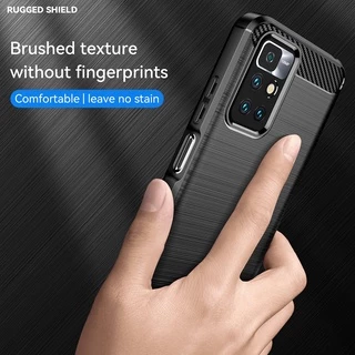 Lenuo เคสโทรศัพท์มือถือ คาร์บอนไฟเบอร์ ผิวด้าน บางมาก กันกระแทก สําหรับ Redmi Note 11S Note 10S Note 10 11 9S 9 8 7 Pro 4G 10 Pro 5G