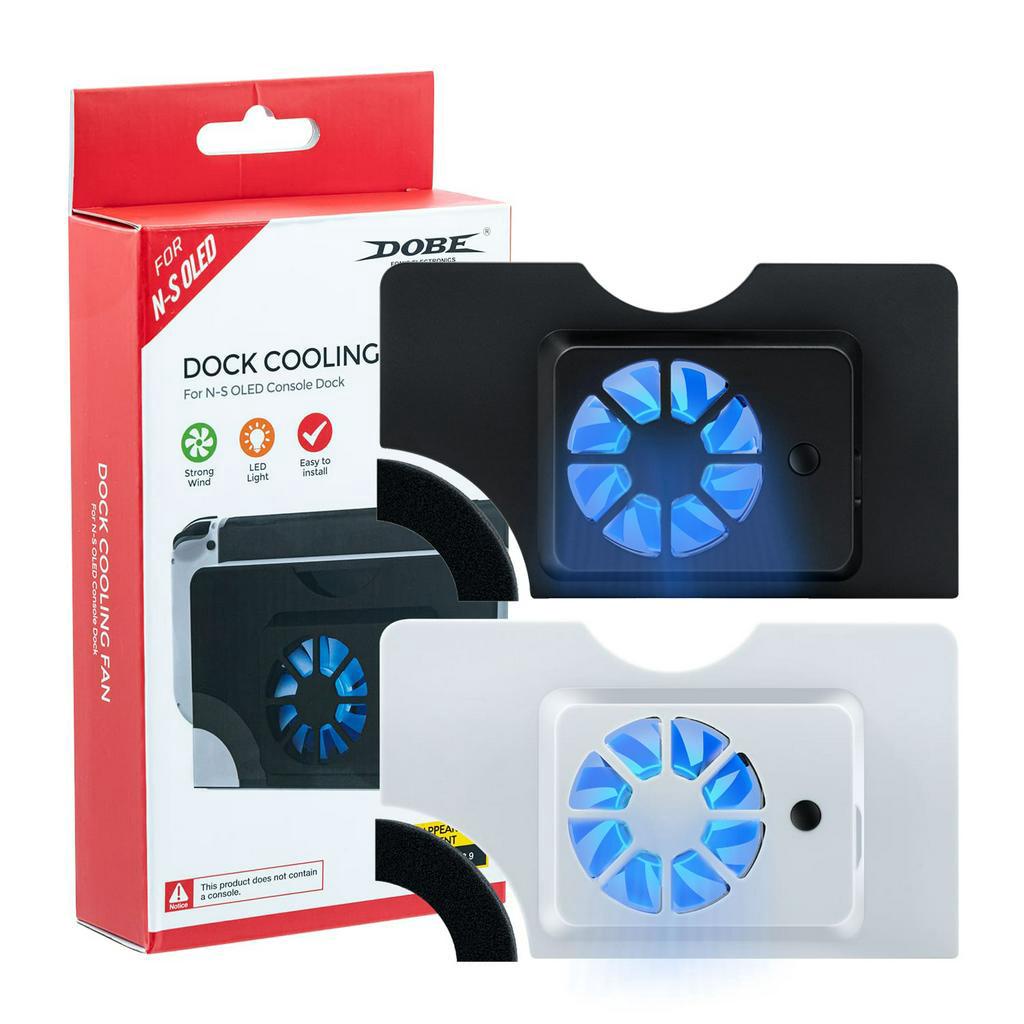 [การส่งสินค้าจากประเทศไทย] DOBE Dock พัดลมระบายความร้อน สําหรับ Nintendo Switch OLED
