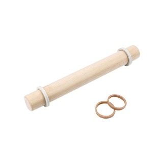 ไม้นวดแป้ง 32 ซม. COOK CHARMY HB4415CC สีเบจ เครื่องครัวและอุปกรณ์อื่นๆ WOOD ROLLING PIN COOK CHARMY HB4415CC 32CM BEIGE