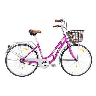 Maid bicycle CITY BIKE LA CLOUR OF RIDE 26" PINK bike Sports fitness จักรยานแม่บ้าน จักรยานแม่บ้าน LA CLOUR OF RIDE 26 น