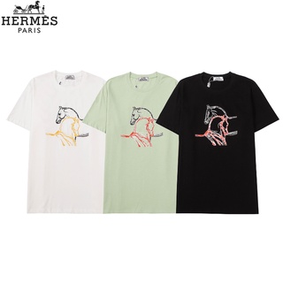 HMS ผู้ชายและผู้หญิงแฟชั่นลำลองเสื้อยืดแขนสั้น