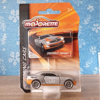 โมเดลรถเหล็ก Majorette CHEVROLET Camaro _ RACING CAR 279A-2 # Silver สีบรอนซ์เงิน เบอร์ 06 รถสะสม