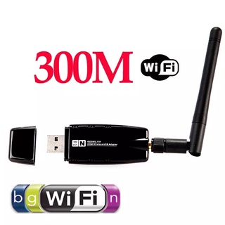 อะแดปเตอร์ไร้สาย300 m Bps USB 2.0 WiFi 2.4กรัมเครือข่ายLanบัตรที่มีเสาอากาศRealtek 8192สำหรับw indows XP Vista 7 8