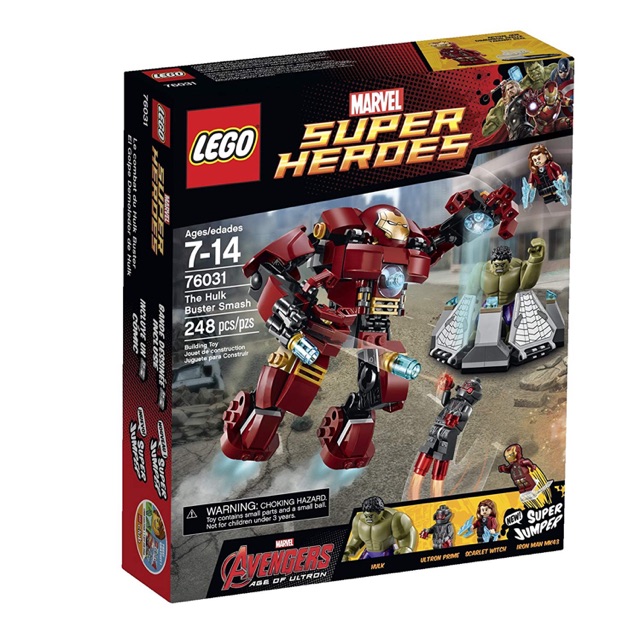 เลโก้ Lego marvel hulkbuster superhero 76031 พร้อมส่ง