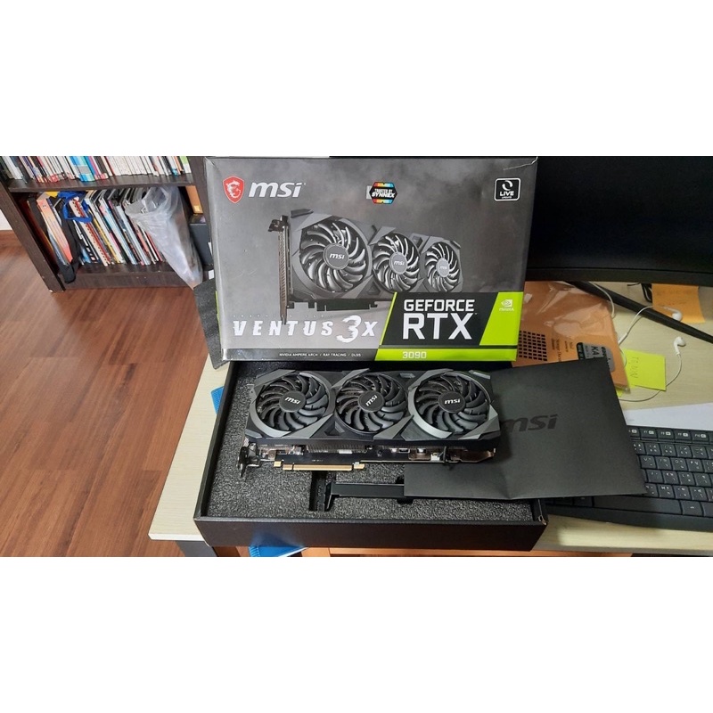 RTX 3090 MSI VENTUS 3X (มือสอง) ประกัน JIB การ์ดจอมือ GPU Graphic Card การ์ดจอคอมพิวเตอร์ RTX3090 RT