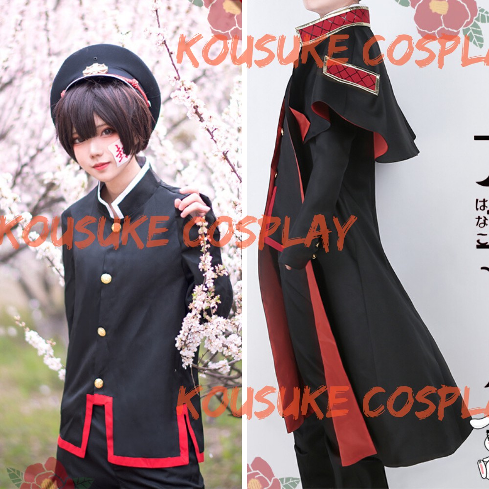 Jibaku Shounen ห้องน้ํา Bound Hanako Kun Yashiro Nene cape วิกผมรองเท้าคอสเพลย์เครื่องแต่งกาย