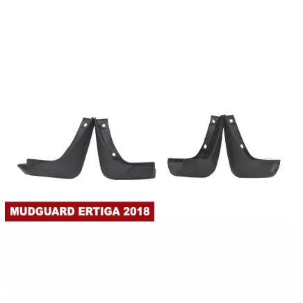 MUDGUARD SUZUKI ERTIGA 2018 FRONT AND REAR LOWIN 8265 4 ชิ้น
