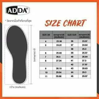 🔥Hot item🔥 ส่งไว!!! ราคาถูกที่สุด!!! ในShopee!!! ADDA รองเท้า​แตะแบบสวมรุ่น 3T15-M1 ใส่ได้ทั้งชาย, หญิง​ ไซส์ : 4 - 9