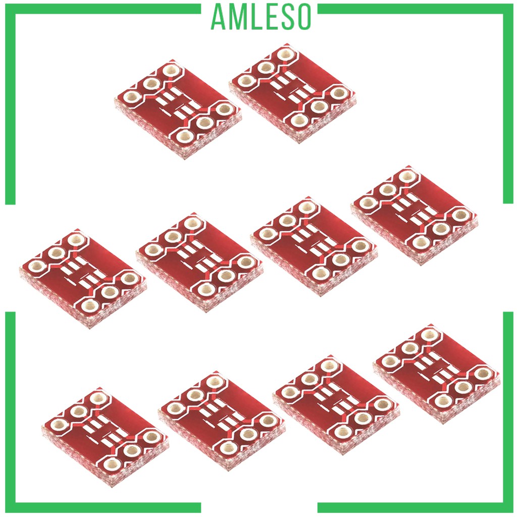 [Amleso] ชุด 10 ชิ้น 6 พิน SOT23 ไปยังอะแดปเตอร์แปลง PCB DIY Board