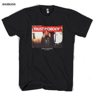 [100% Cotton] เสื้อยืด ผ้าฝ้าย พิมพ์ลาย Shakur Me Against The World Trust Nobody Tupac แฟชั่นสําหรับผู้ชาย 2 ชิ้น