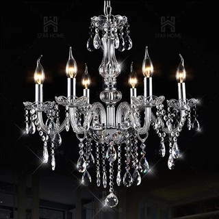crystal Light Ceiling Lights โคมไฟ โคมระย้าคริสตัล โคมไฟห้องนั่งเล่น ห้องนอนของโรงแรม โคมระย้าคริสตัลยุโรป