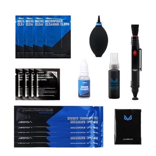 VSGO ชุดทำความสะอาดกล้องและเลนส์ Camera & Lens Cleaning Kit Box Set 9 In 1
