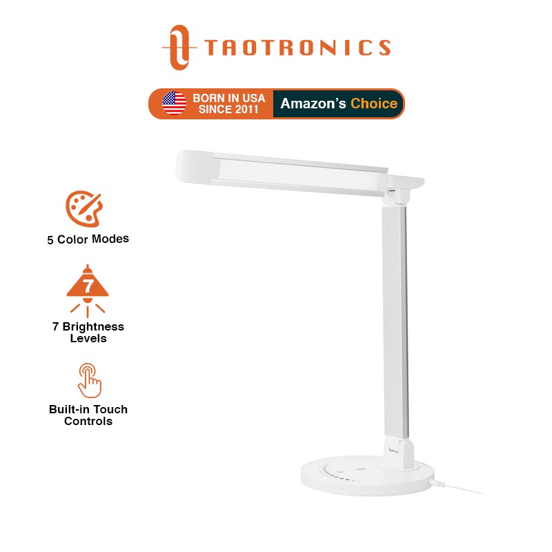 TaoTronics LED TTDL13 Desk Lamp, Eyecaring Table Lamps, Dimmable
