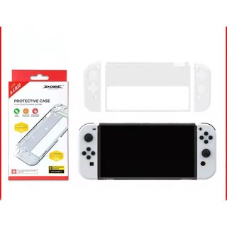 เคส nintendo switch oled  แยกชิ้น ตรงจอยเป็นtpu บางใส่ด้อกได้