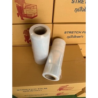 ฟิล์มยืดไซส์ตัด Stretch Film หนา 15 - 40 ไมครอน กว้าง 25 ซม. ยาว 300 เมตร
