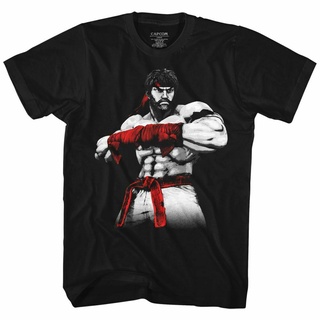 ขายดี เสื้อยืด พิมพ์ลาย Street Fighter - Hot Ryu 2 - American Classics - Adult BDkjan09HJjckk36