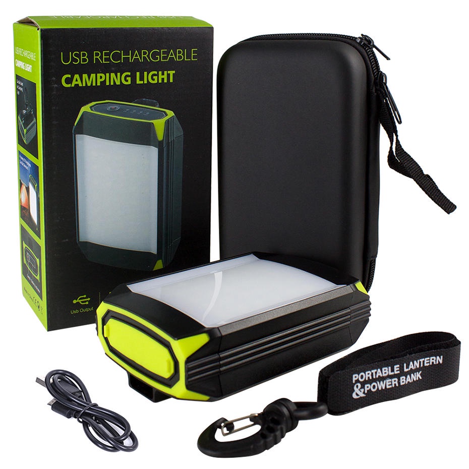 Hot StockFlasher Mobile Power Bank Flashlight USB Port Camping Tent ...