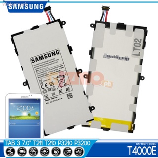 แบตเตอรี่ Samsung Galaxy Tab 3 7.0 T210 / T211 / T215 รุ่น T4000E Battery