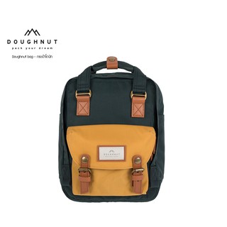 DOUGHNUT BAG : Macaroon Mini : Slate Green Yellow : ตัวกระเป๋าโดนัทกันน้ำได้ ผลิตจากผ้าไนลอน 420D Korea Heavy น้ำหนักเบา กระเป๋าโดนัท กระเป๋าผ้า กระเป๋าเป้ กระเป๋าเดินทาง กระเป๋ากันน้ำ กระเป๋า (รหัสสินค้า 05561)