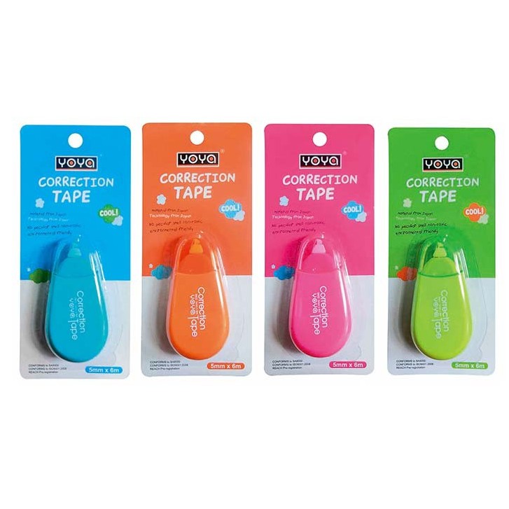 เทปลบคำผิด ยาว6เมตร Yoya CORRECTION TAPE YOYA : 8802 (จำนวน 1 ชิ้น)