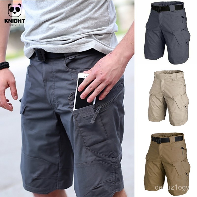 2021 Upgraded Waterproof Shorts Men's Cargo Shorts Relaxed Fit Water