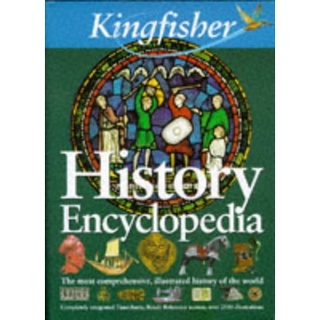 หนังสือสารานุกรมภาษาอังกฤษ Kingfisher History Encyclopedia 40,000 BC to Present Day 1 ชุด มี 10 เล่ม