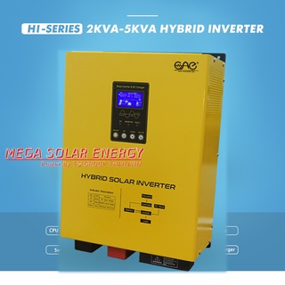 Inverter รุ่น HI MAX-Series ระบบ Off grid ยี่ห้อ ONE ขนาด 2-6 Kw แบต 24/48V ระบบ หม้อแปลงขดลวด เทอร์ลอย รับประกันของแท้