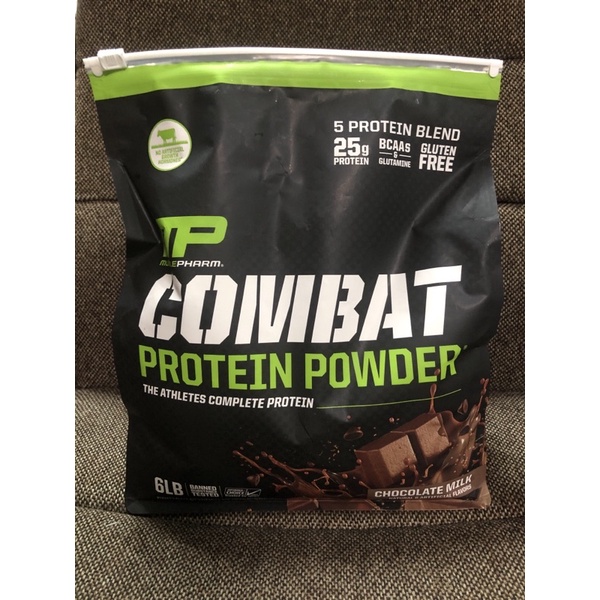 ของพร้อมส่ง whey On and whey Protein Muscle Pharm Combat Protein Powder รส chocolate milk เวย์โปรตีน ขนาด 6Lb