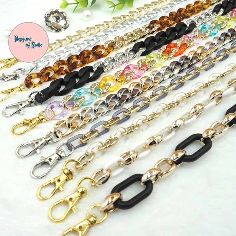 Set1 สายคล้องแมสโซ่ โซ่คล้องแมส หรูหราไฮโซ สายคล้องแมส สำหรับเด็กและผู้ใหญ่