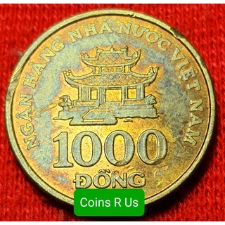 เหรียญต่างประเทศ เวียดนาม ปี 2003 ชนืด 1,000 ดอง ขนาด  19.75 มม. ผ่านใช้น่าสะสม