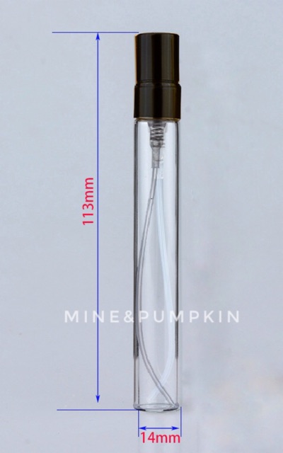 【M&P】ขวดแบ่งน้ำหอม ขวดสเปร์ยแก้ว ฝาอลูมิเนียม10ml
