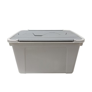 กล่องเก็บของฝาเปิดบน 54x39x32 A048 สีขาวเทาCONTAINER