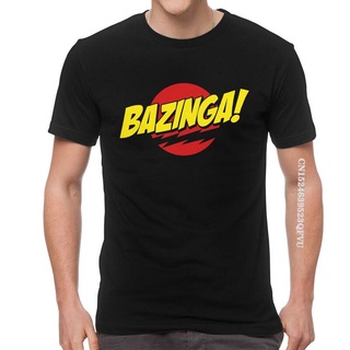 เสื้อยืดผ้าฝ้ายพิมพ์ลายแฟชั่น เสื้อยืด ผ้าฝ้าย ขนาดใหญ่ พิมพ์ลาย The Big Bang Theory สําหรับผู้ชาย