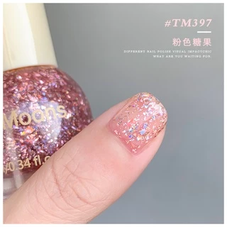 🔥พร้อมส่ง🔥Two-moons ของแท้ ยาทาเล็บ สีทาเล็บ กลิตเตอร์ กึ่งเจล ขนาด10ml*1 ไม่ต้องอบ สีสวย แห้งไว รุ่นใหม่ TM2