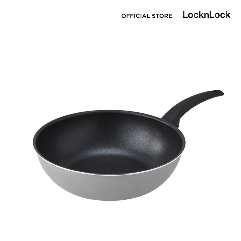 LocknLock กระทะ Curve IH Fry Pan & Wok 28 cm. รุ่น CAW2833