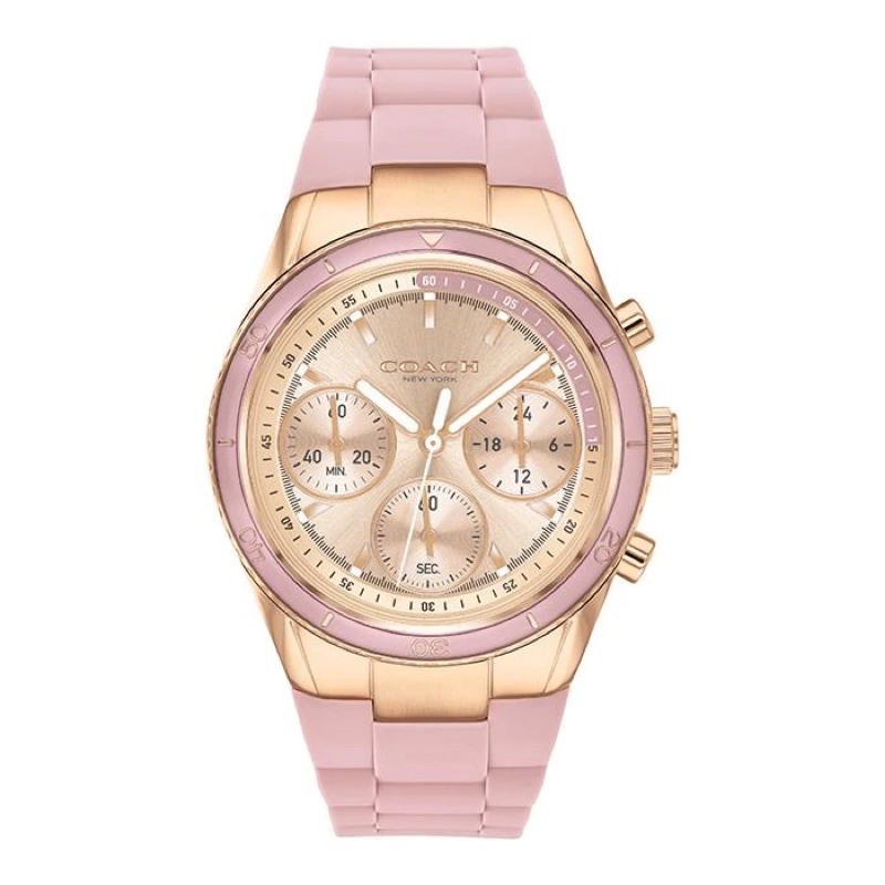 👑ผ่อน0%~แท้100%👑 นาฬิกาข้อมือ Coach Preston Carnation Gold Women's Watch (14503572)